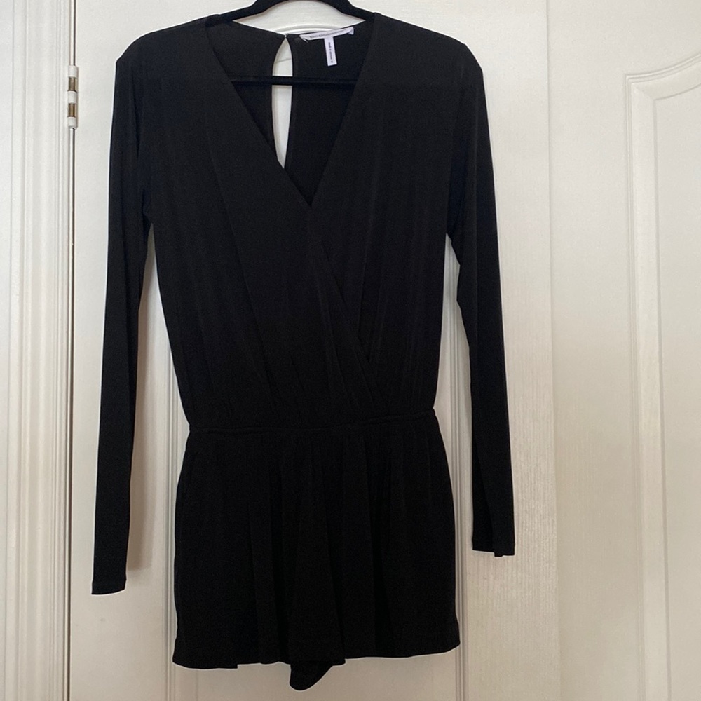 BCBGeneration black long sleeve romper